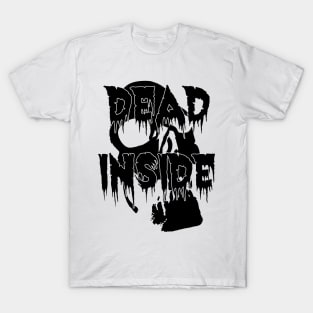 Black Dead Inside Horror T-Shirt